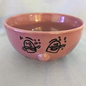 Dalce Vita 3D Face Pink Bowl Mint